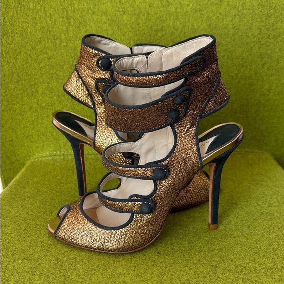 SOPHIA WEBSTER FOR J CREW AMMA PUMPS SHOES 37 ( US-6) ITEM #B3897 - Picture 2 of 10